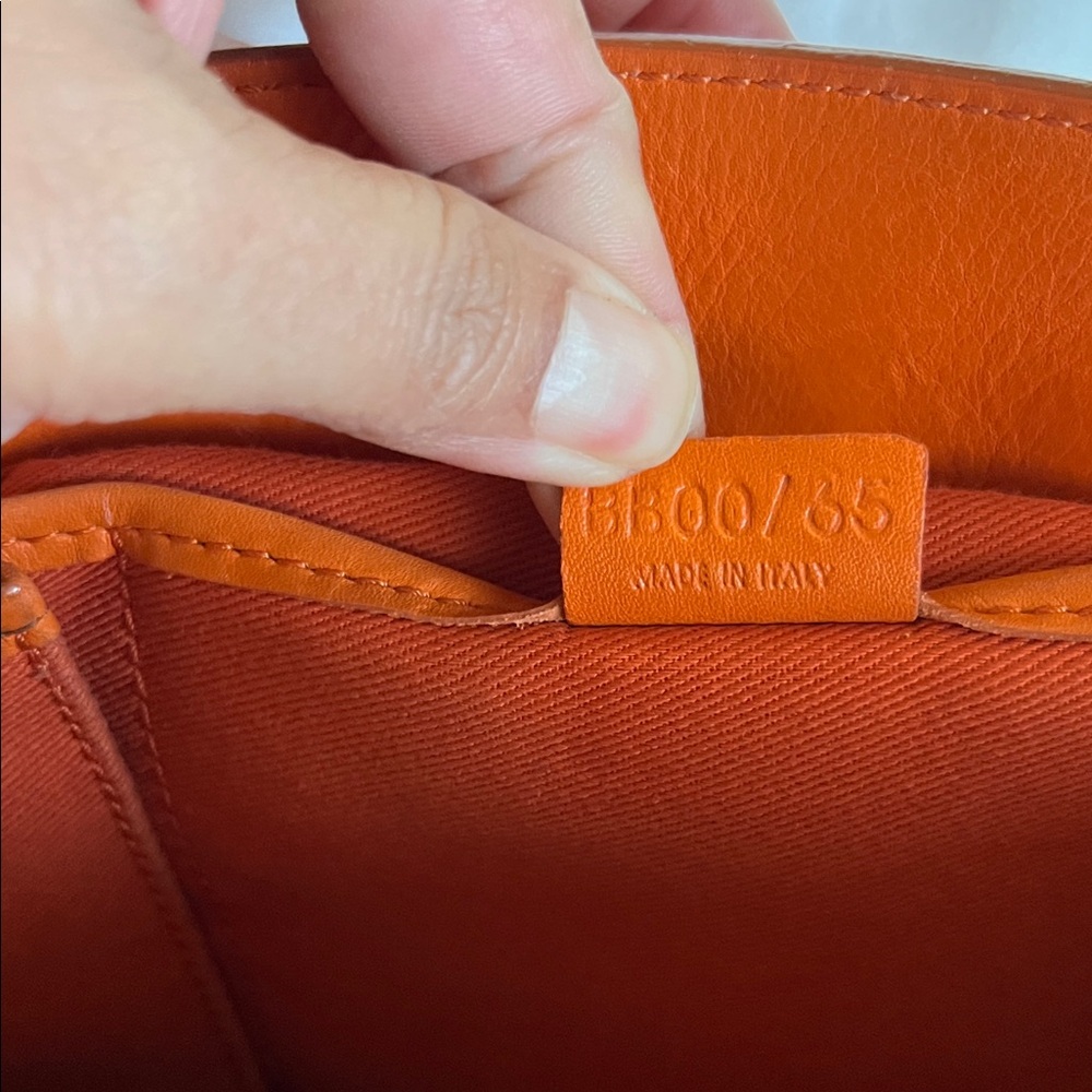 Celine Bougie Bright Orange Satchel Bag - Picture 13 of 13